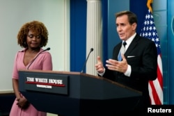 Jon Kirbi, AQSh Milliy xavfsizlik kengashi vakili, Oq uy, Vashington, 28-may, 2024