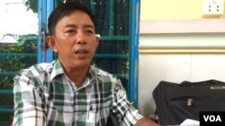 ស នាង អាយុ៤៧ឆ្នាំ អនុប្រធាន​ភូមិ​ខ្មួញ បេក្ខជន​មក​ពី​គណបក្ស​សង្គ្រោះជាតិ ប្រាប់ VOA អំពី​ដំណើរការ​ឃោសនា​បោះឆ្នោត​ជ្រើសរើស​ក្រុមប្រឹក្សា​ឃុំសង្កាត់នៅ​ភូមិ​របស់​លោក កាលពី​ថ្ងៃទី១០ ខែឧសភា ឆ្នាំ២០១៧។ 