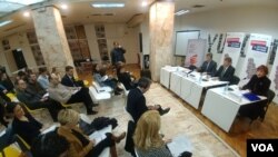 Skup "U susret promenama Ustava" u Kući ljudskih prava u Beogradu, 21. februara 2018.