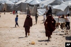 Al-Hol lageri, Hasaka viloyati, Suriya, 19-aprel, 2023