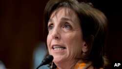 Assistant Secretary of State for Western Hemisphere Affairs Roberta Jacobson, testifies before a Senate Foreign Relations Western Hemisphere Subcommittee hearing on Cuba, Feb. 3, 2015..