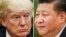 FILE - This combination of file photos shows U.S. President Donald Trump on March 28, 2017, in Washington, left, and Chinese President Xi Jinping on Feb. 22, 2017, in Beijing. Xi and Trump will meet at the latter's Florida resort on April 6-7. It will be