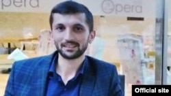 Azeri journalist Polad Aslanov is seen in an undated photo from his Facebook page.