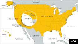 San Diego, California, Mexico border