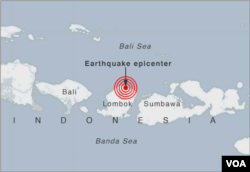 Indonesia earthquake epicenter