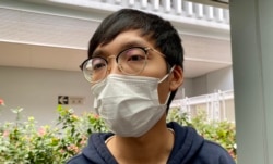 天水连线成员、元朗区议员林进向传媒转达伍健伟被拒绝保释后，呼吁香港人撑住，10年后再见 (美国之音/汤惠芸)