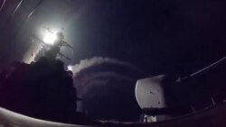 ภาพปฏิบัติการยิงขีปนาวุธโจมตี'ซีเรีย'ของกองทัพสหรัฐฯ