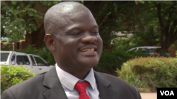 Morgen Komichi, the vice chairman of the Movement for Democratic Change , in Harare, Jan. 21, 2018. (C Mavhunga/VOA)
