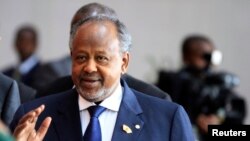 FILE - Djibouti's President Ismail Omar Guelleh.