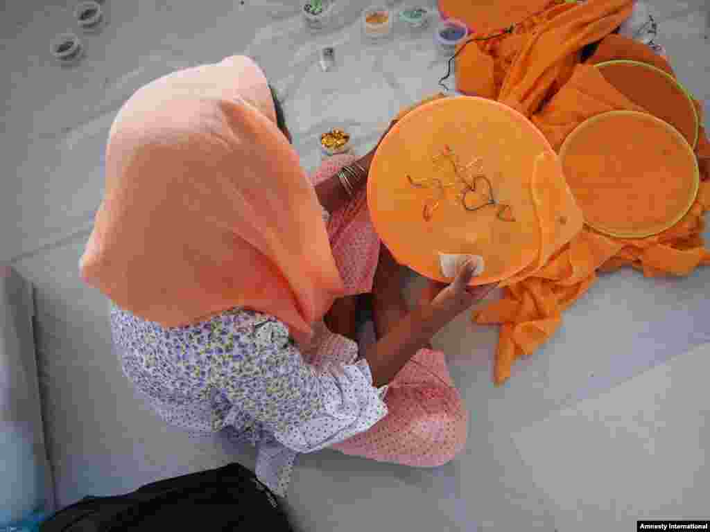 A Rohingya girl in Aceh, Indonesia.