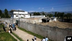 The bin Laden compound in Abbottabad, Pakistan