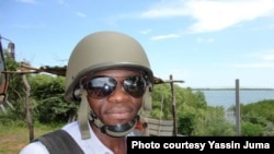  Kenyan journalist Collins Juma Osemo, also known as Yassin Juma, in Ethiopia on assignment. (Photo courtesy Yassin Juma)