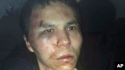 Reina club attacker after being caught by Turkish police in Istanbul, Jan. 16, 2017.