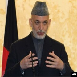 Afghan President Hamid Karzai