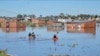 Aftermath of floodings in Bahia Blanca