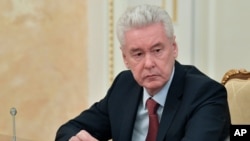 Moskva meri Sergey Sobyanin