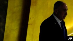 Израелскиот премиер за време на Генералното собрание на ОН, 2024 година