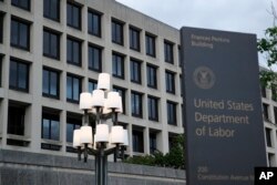 워싱턴 D.C.에 있는 미 노동부 청사 (자료사진)