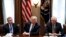 Američki predsednik Donald Tramp na sastanku o imigracionoj reformi u Beloj kući, 9. januar 2018. 