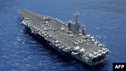 ناو هواپیمابر «دوایت آیزنهاور« آمریکا به نزدیکی آب‌های اسرائیل اعزام شده است. آرشیو