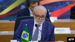 Presiden Brazil Luiz Inacio Lula da Silva menghadiri sesi ketiga Pertemuan Pemimpin G20 di Rio de Janeiro, Selasa 19 November 2024.