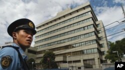 일본 도쿄의 조선총련 중앙본부 건물. (자료사진)