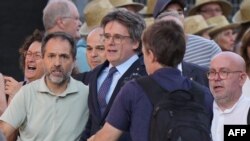 ካርለስ ፑጅዲሞን ናብ ካታላኝ ድሕሪ ምምላሱ