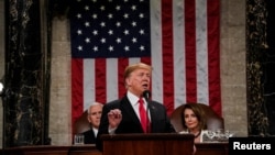 Predsednik SAD Donald Tramp govori o stanju nacije u Kongresu, 5. februar 2019.