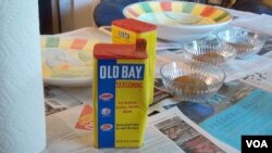 Old Bay, a popular local spice mixture created in Baltimore in 1939 by German immigrant Gustav Brunn.