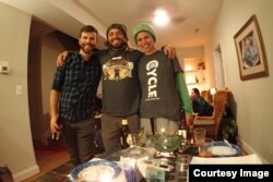 Yana and Slav with their Washington DC host, Scott Macdonell