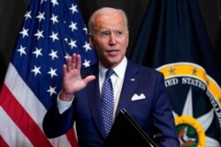 FILE - President Joe Biden speaks in McLean, Va., July 27, 2021.