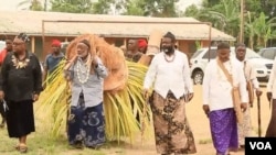 Cameroon traditional rulers are often respected and preside over cultural activities, March 8, 2018. (M Edwin Kindzeka/VOA)