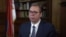 Predsednik Srbije Aleksandar Vučić u ekskluzivnom intervjuu za Glas Amerike, u avgustu 2019. (Foto: VOA) 