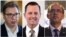 Stillshot, president of Serbia Aleksandar Vucic, ambassador Richard Grenell, Kosovo prime minister Avdullah Hoti