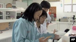 Women Scientists working in a science research lab in Jakarta