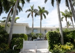 The Florida residence of Jeffrey Epstein is shown, July 10, 2019, in Palm Beach, Fla.