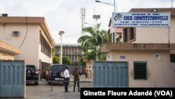 La Cour constitutionnelle de Cotonou, au Bénin, le 7 février 2018. (VOA/Ginette Fleure Adandé)