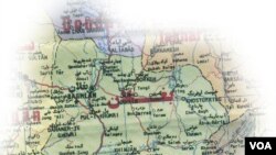 Peta wilayah Baghlan.