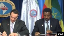 ከንቲባታት ዲሲን ኣዲሳበባን