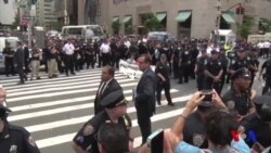 Nyu-Yorkdagi aksiyada qonunchilar hibsga olindi