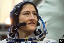 Američka astronautkinja Kristina Hamok Koh, članica ekspedicije na Međunarodnoj svemirskoj stanici, prisustvuje svom finalnom ispitu u Gagarin trening centru za kosmonaute u Zvezdanom gradu u blizini Moskve, Rusija, 20. februara 2019.