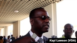 Le député Gaétan Ahoomey-Zunu à Lomé, Togo, le 20 janvier 2019. (VOA/Kayi Lawson)