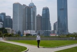 香港金融区（2020年3月27日）