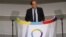 French President Francois Hollande speaks at Francophonie Summit, in Congo, Kinshasa, Saturday, Oct. 13, 2012. Some say a few African members of the group are considering adding English as a national language.