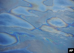 Aerial images of the Deepwater Horizon oil spill taken from a US Coast Guard HC-144 aircraft.