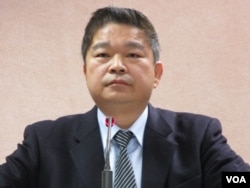 在野党民进党立委蔡煌琅 (美国之音张永泰拍摄)