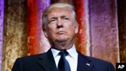 도널드 트럼프 미국 대통령 당선인.