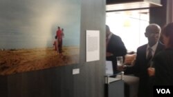 The exhibition is supported by the advocacy group Oxfam.