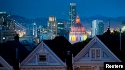 旧金山的天际线