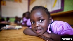 Une petite ougandaise sourde à Nairobi (REUTERS/Samantha Sais) 